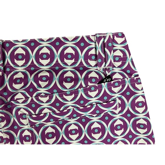 N'VO By Lanctot Athletic Golf Skort  Women's Size 2  Purple Geometric Print - Picture 4 of 10